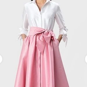 Mother of the bride Carolina Herrera inspired shirt dress wrap/Midnight-1